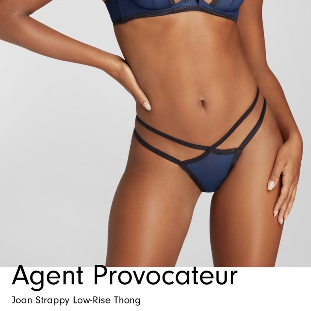 New! Agent Provocateur Joan Thong Sold Out Online In Navy